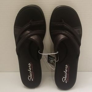 Skechers Cali Rumblers Happy Dayz Wedge Sandal